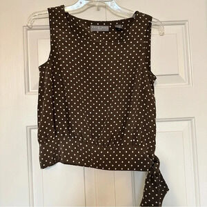 Kate Hill Silk Side Tie Tank Top